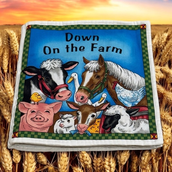 Quilting Treasures Down on the Farm Fabric Educational Book - Picture 1 of 9
